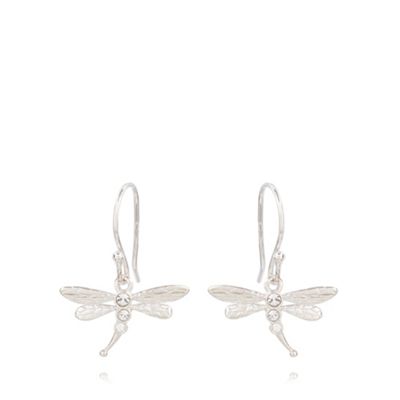 Sterling silver dragonfly earrings